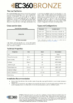 EC360® BRONZE EC360® BRONZE Thermal Pad Datasheet