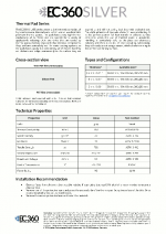 EC360® SILVER EC360® SILVER Thermal Pad Datasheet