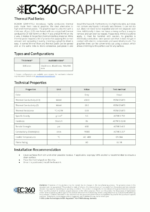 EC360® GRAPHITE-2 EC360® GRAPHITE-2 Thermal Pad Datasheet